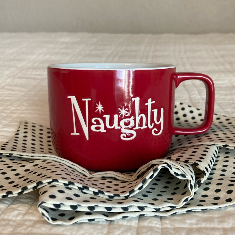 Naughty or Nice Red Mug